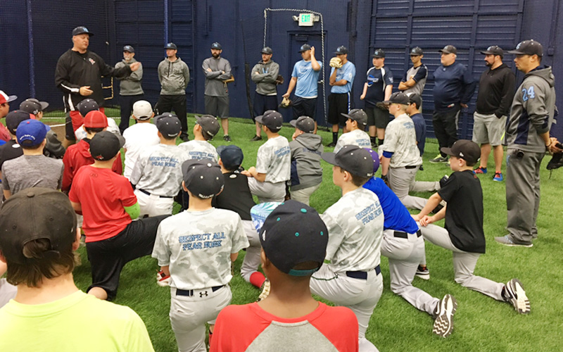 Washington Select teams trains out of Big League Edge